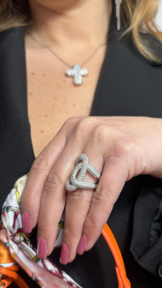 Anello strass