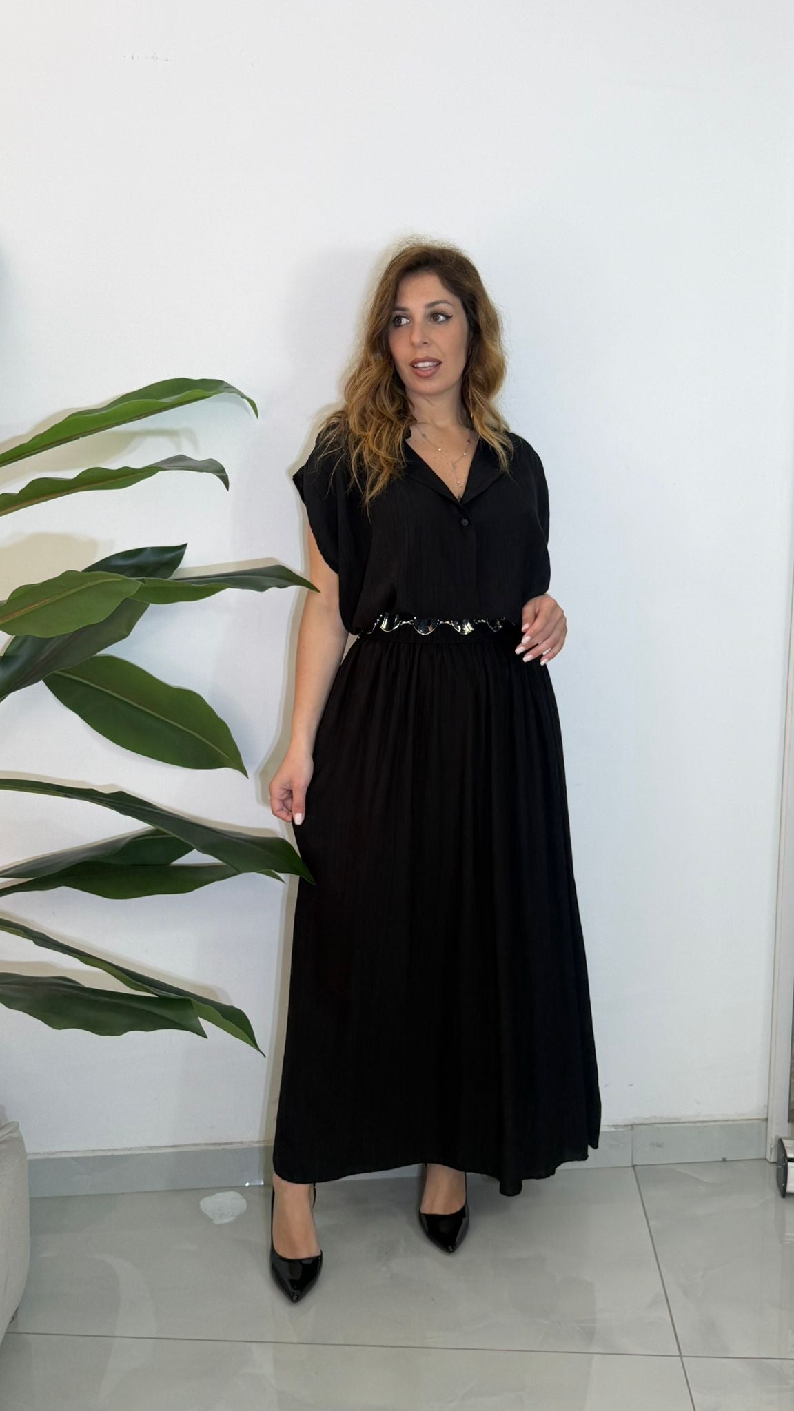 Coordinato con gonna lunga