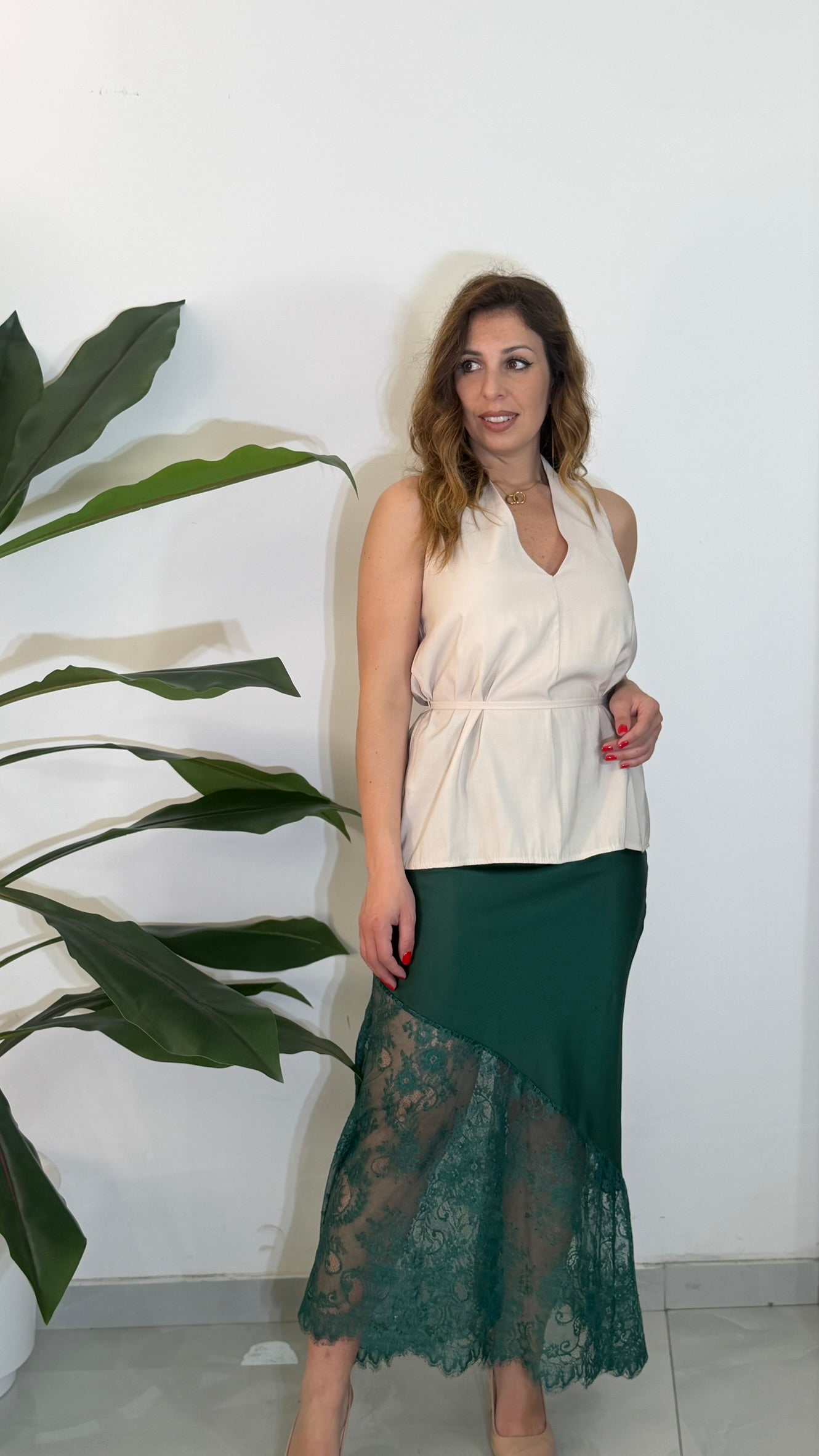 Top con cintura