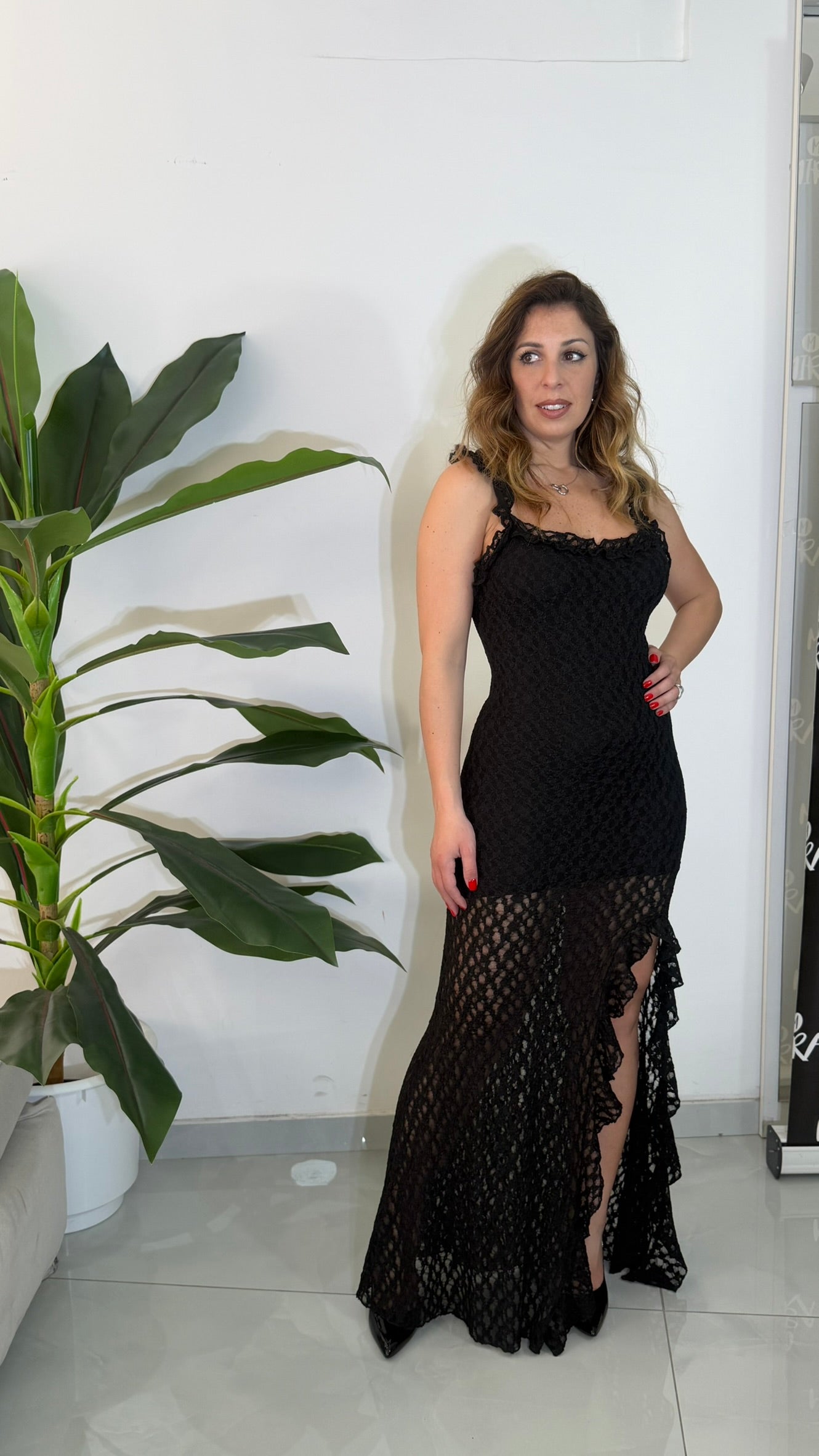 Abito elegante in pizzo