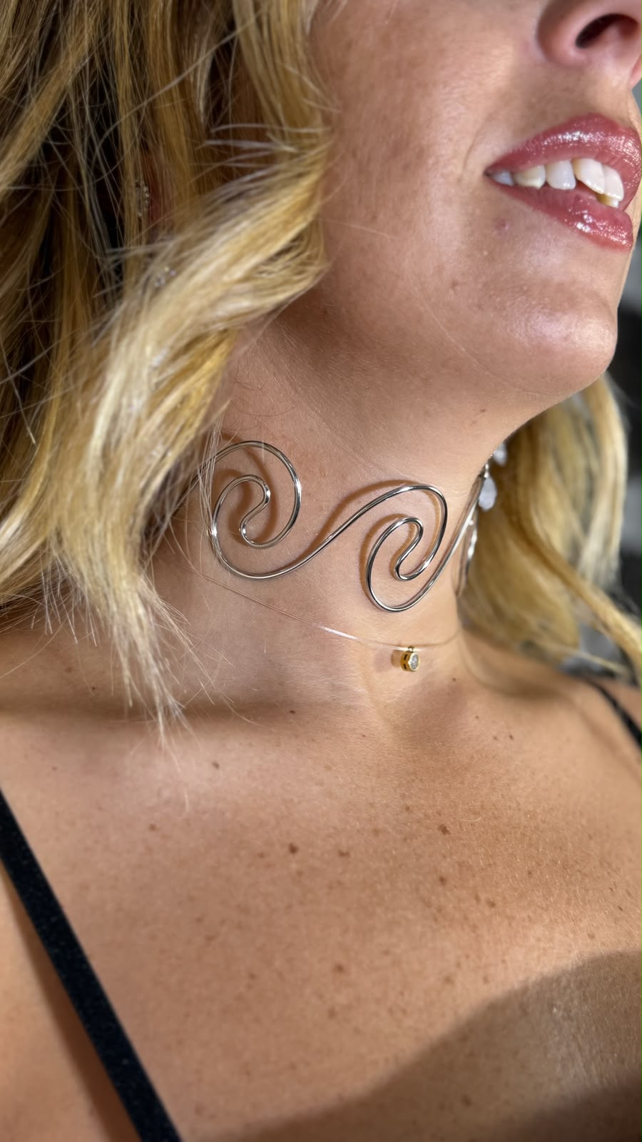 Collana Choker Sinuosa