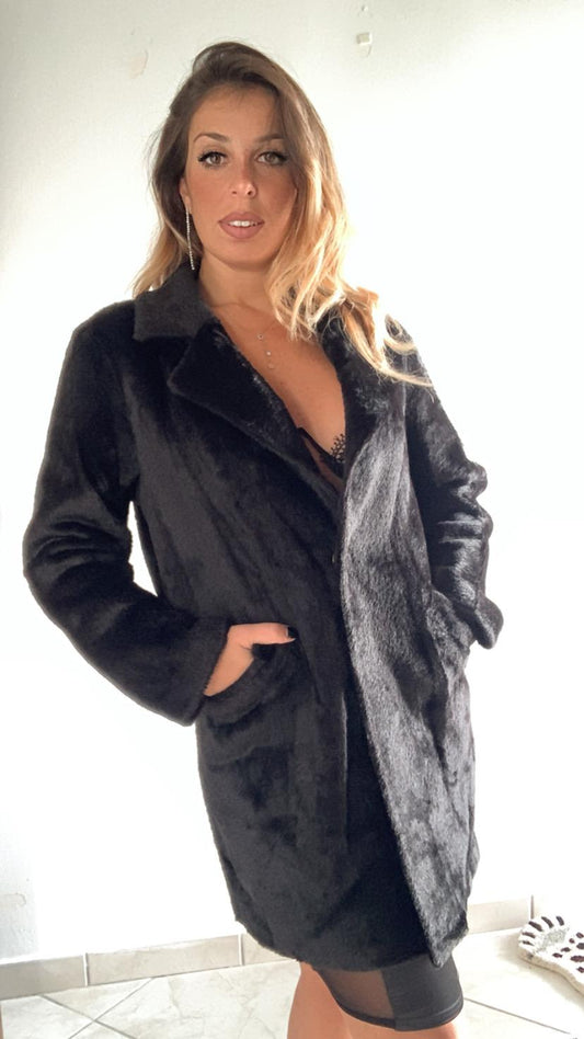 Cappotto donna in pelliccia