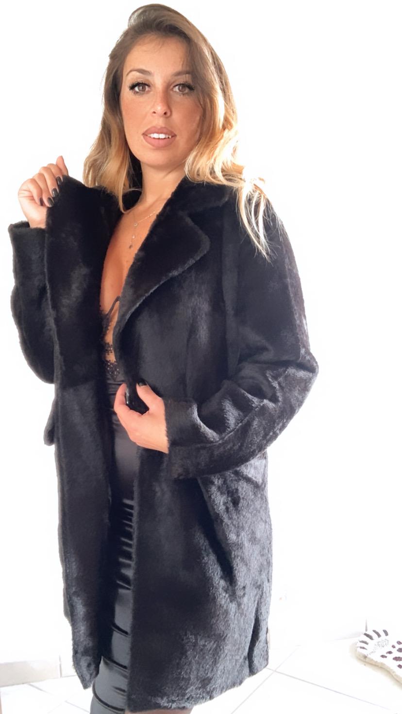 Cappotto donna in pelliccia