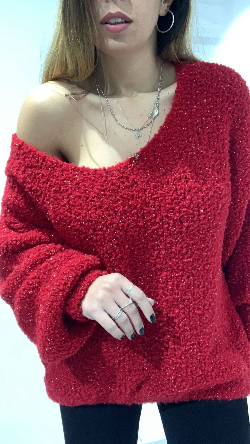 Pull rosso con lurex