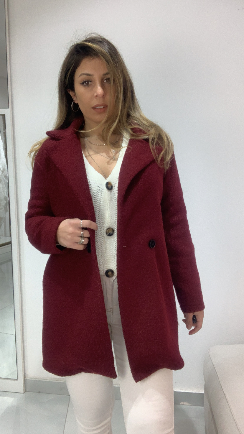 Cappotto teddy corto